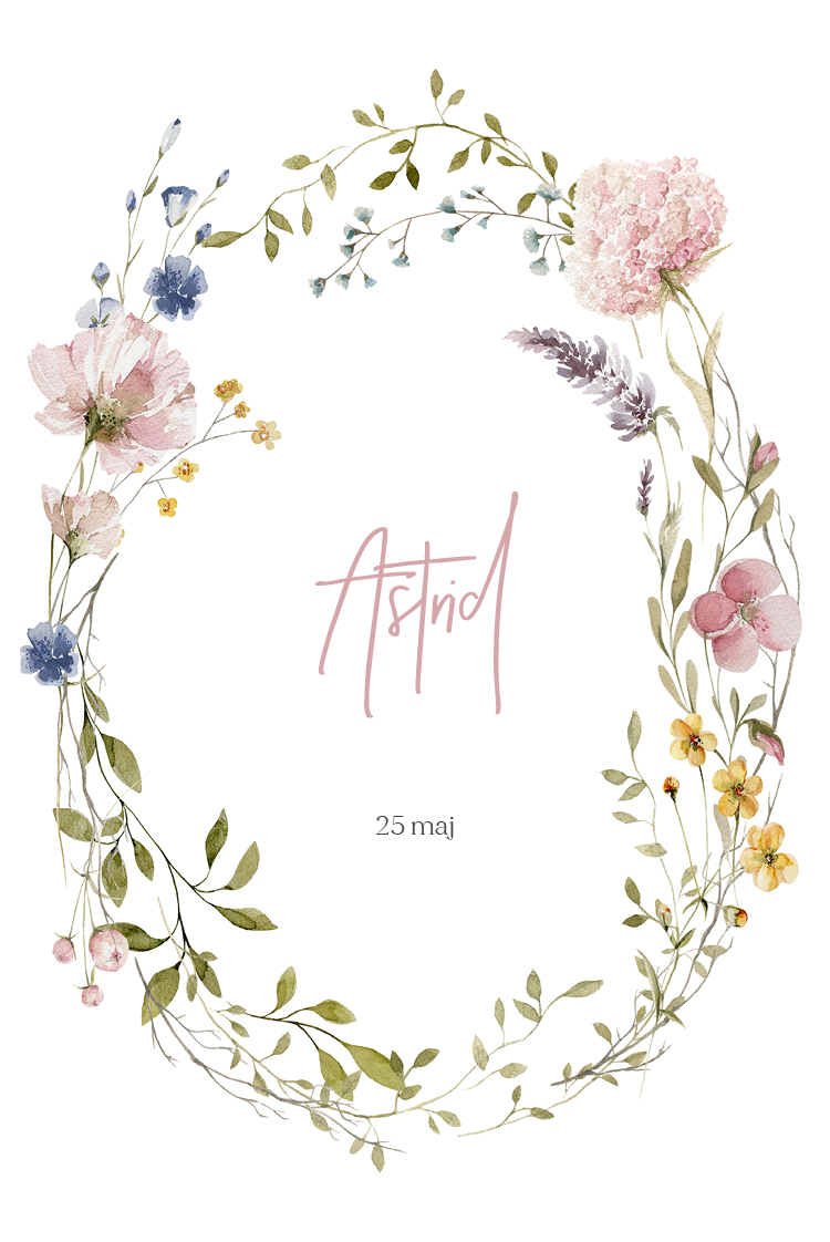 Fotokort — Lycka i blom