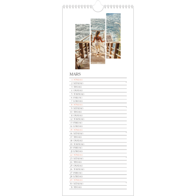 Fotokalender Smal  — Resemosaiker [Mars]