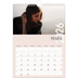 Fotokalender A4 Enkel (20 x 30 cm) — Överlappande text [Mars]