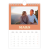Fotokalender A5 Enkel — Retro ramar [Mars]