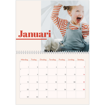 Fotokalender A3 Klassisk — 90-talets nostalgi