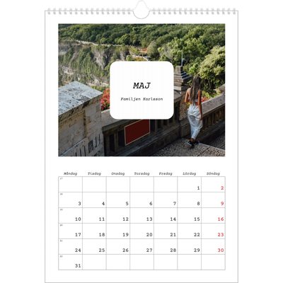 A3 Årskalender — Hela historien [Maj]
