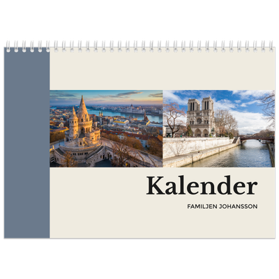 Fotokalender A3 Klassisk (30 x 40 cm) — Världens sevärdheter [omslag]