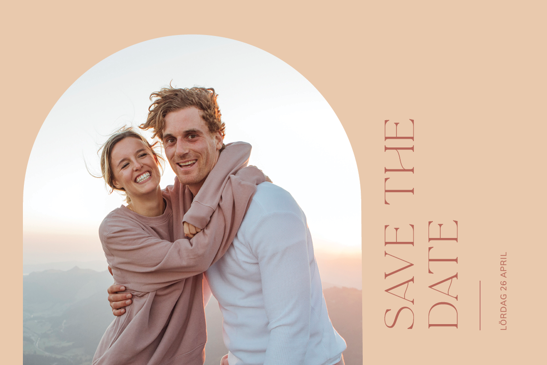 Save the date — Färsk persik