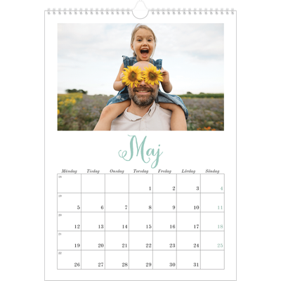 A3 Årskalender — Hej världen [Maj]