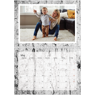 Fotokalender A3 Klassisk (30 x 40 cm) — Bakgrund i bark [omslag]