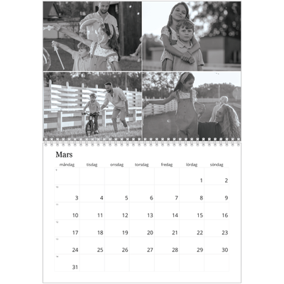 Fotokalender A3 Klassisk (30 x 40 cm) — Bilder i fokus [Mars]