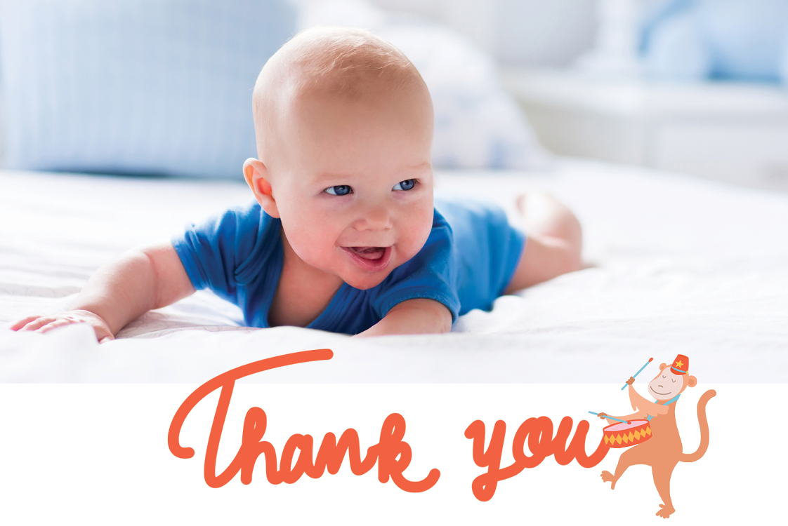 Tack — Lekfulla djur