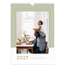 A4 Familjeplanerare — Familjekalender i naturfärger - Familj på 5 [omslag]