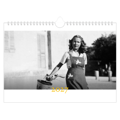 Fotokalender A4 Enkel — Historisk stil [omslag]
