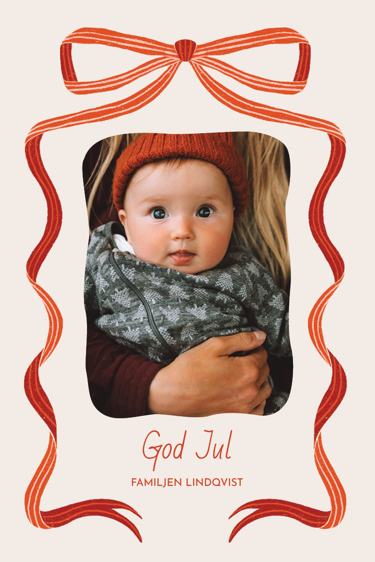 Fotokort — Bunden med kärlek