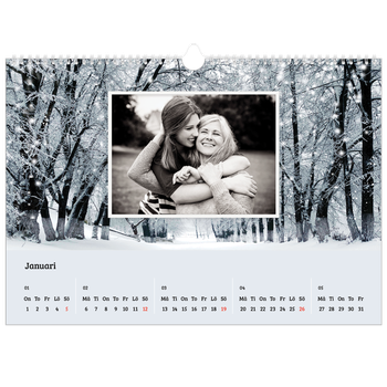 Fotokalender A3 Enkel — Fyra säsonger