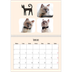 Fotokalender A3 Klassisk (30 x 40 cm) — Kattassistentar och klotter [Februari]