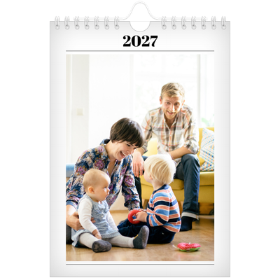 Fotokalender A5 Enkel — Tidningsstil [omslag]
