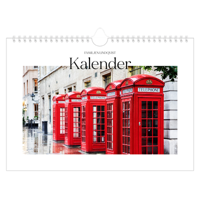 Fotokalender A4 Enkel — Min reseskildring [omslag]