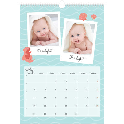 A3 Årskalender — Söta djur [omslag]