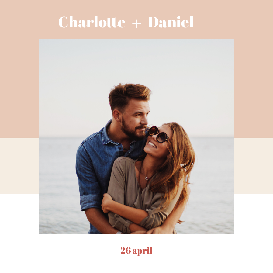 Inbjudningar — Randiga pasteller