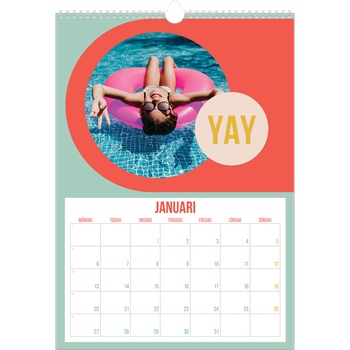 Fotokalender A3 Enkel — Ljust och vackert