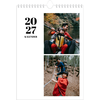 Fotokalender A4 Enkel (20 x 30 cm) — Serif och ögonblick [omslag]