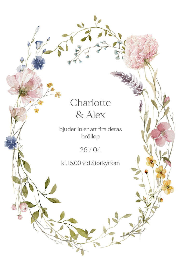 Inbjudningar — Lycka i blom