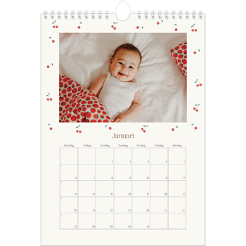 Fotokalender A4 Enkel — Körsbärslycka