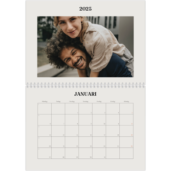 Fotokalender A3 Klassisk — Simpel och modernt