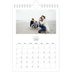Fotokalender A5 Enkel — Flera typsnitt [April]
