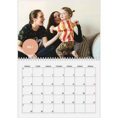 Fotokalender A3 Klassisk (30 x 40 cm) — Fotoklistermärke [omslag]