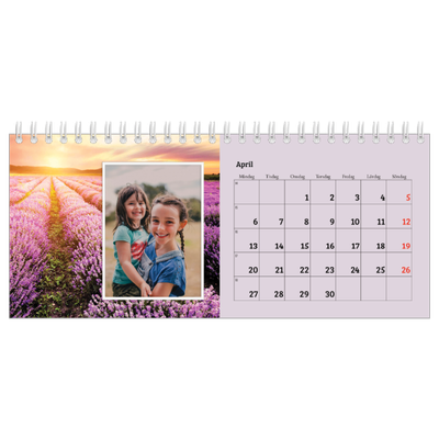 Skrivbordskalendrar — Fyra säsonger [April]