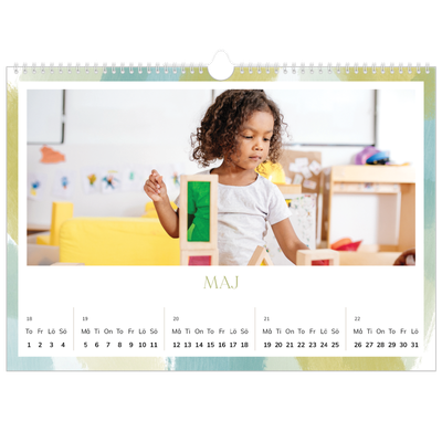 Fotokalender A3 Enkel — Borsteffekt [omslag]