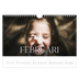 Fotokalender A4 Enkel — Tolv stora månader [Februari]