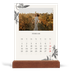 Skrivbordskalender med träställ - Stående — Bläck & murgröna [Februari]
