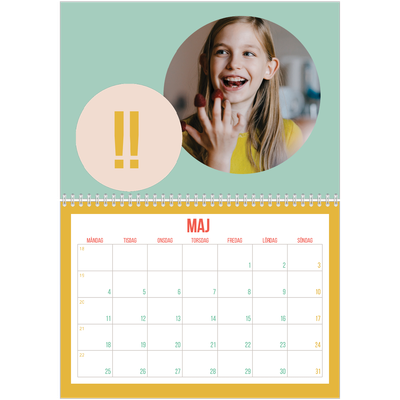 Fotokalender A3 Klassisk (30 x 40 cm) — Ljust och vackert [omslag]