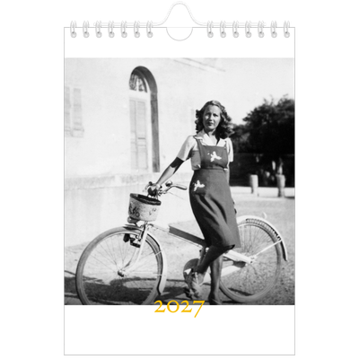 Fotokalender A5 Enkel — Historisk stil [omslag]