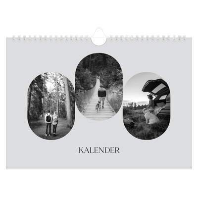 Fotokalender A4 Enkel — Den öppna vägen [omslag]