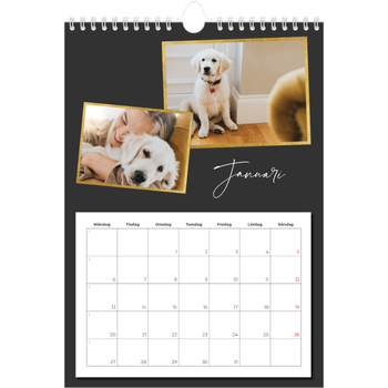 Fotokalender A4 Enkel — Goda minnen