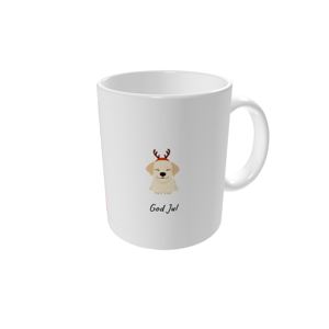 Fotomugg — Mysig julhund
