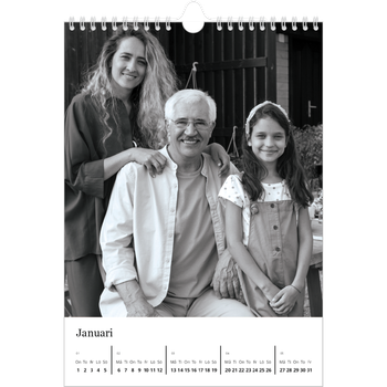 Fotokalender A4 Enkel — Bilder i fokus