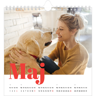 Årskalender kvadratisk — Storslaget år [omslag]