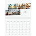 Fotokalender A3 Klassisk (30 x 40 cm) — Stadssemester (vit) [April]
