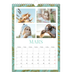 Fotokalender A4 Enkel (20 x 30 cm) — Blommande bakgrunder [Mars]
