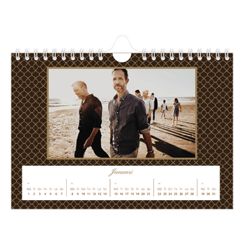 Fotokalender A5 Enkel — Geometriskt mönster