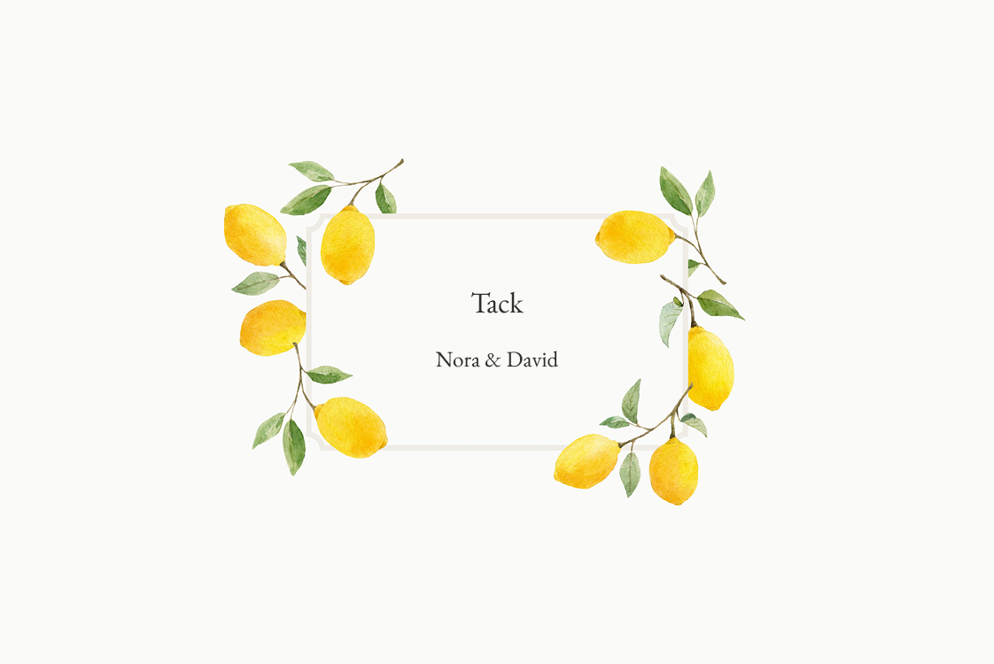 Tack — Citrus chic