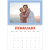 Fotokalender A3 Klassisk (30 x 40 cm) — Retro ramar [Februari]