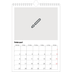 Fotokalender A4 Enkel (20 x 30 cm) — Designa din egna fotoprodukt [Februari]