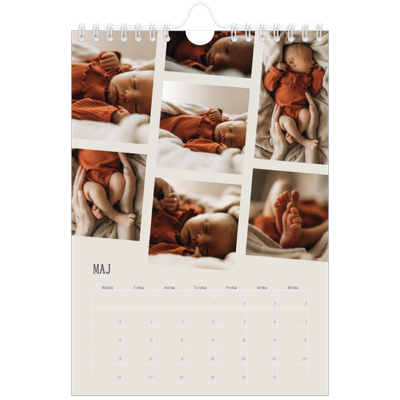 Fotokalender A5 Enkel — Dynamiska bilder [omslag]