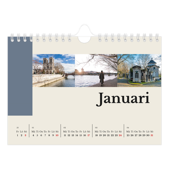 Fotokalender A5 Enkel — Världens sevärdheter