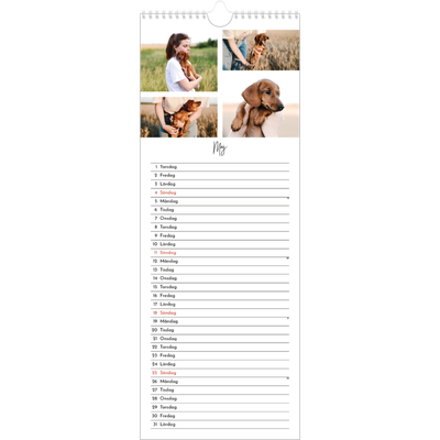 Fotokalender Smal  — Bild collage [omslag]