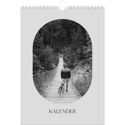 Fotokalender A4 Enkel (20 x 30 cm) — Den öppna vägen [omslag]