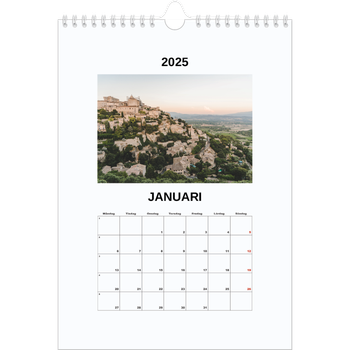 Fotokalender A4 Enkel — Enkel bild